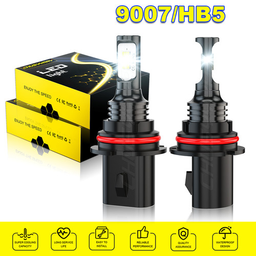 Led headlight kit 9007 bulbs - headlight,